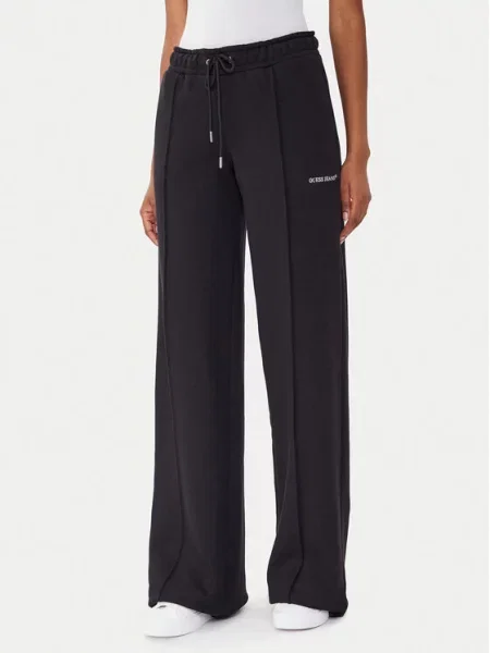 Guess Jeans Спортивні штани Wide Leg чорний