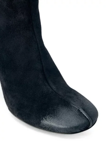 Botine Capasa Milano din piele de căprioară negru