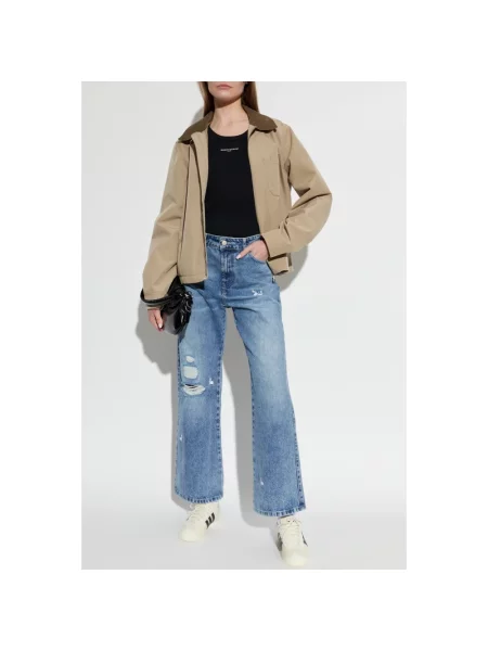 Top Maison Kitsune z logo czarny