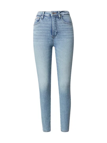 Calvin Klein Jeans Τζιν Faded High Rise Skinny γαλάζιο