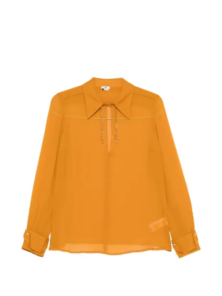 Bluză Elisabetta Franchi portocaliu