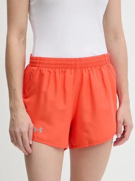 Under Armour sportovní šortky Fly By oranžové