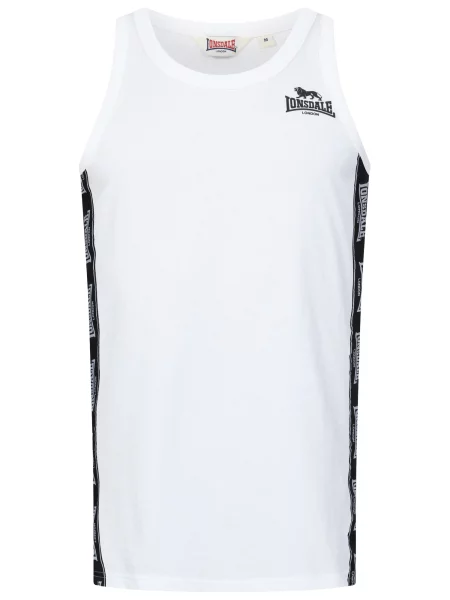 LONSDALE Tricou CLOUSTA negru alb