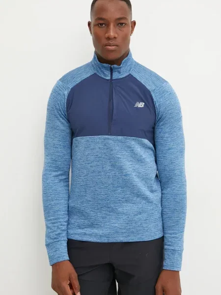Суитчър New Balance с принт синьо
