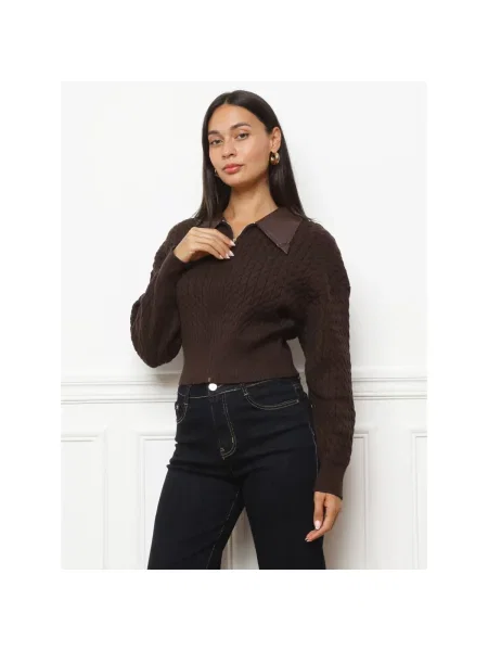 Pulover La Modeuse maro