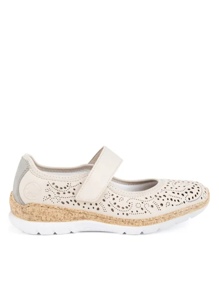 Rieker Балеринки бежов