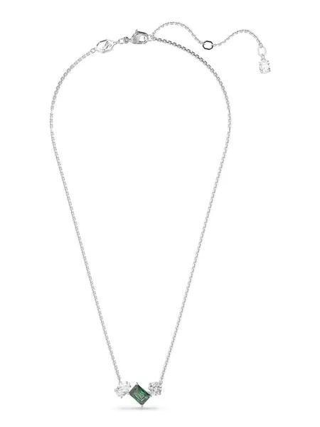Naszyjnik Swarovski szary