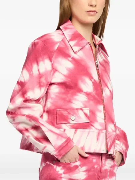 Kurtka Cinq A Sept wiązana różowa