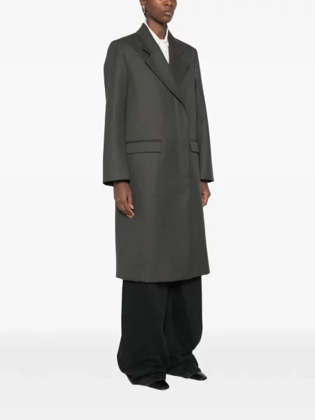 Palton Indress cu rever gri