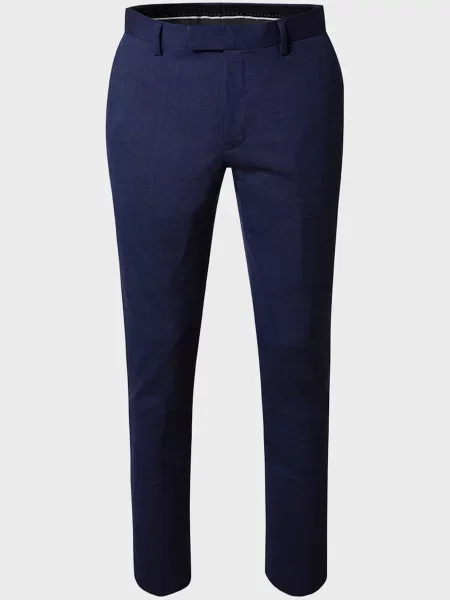 Шерстяные брюки Pierre Cardin синие