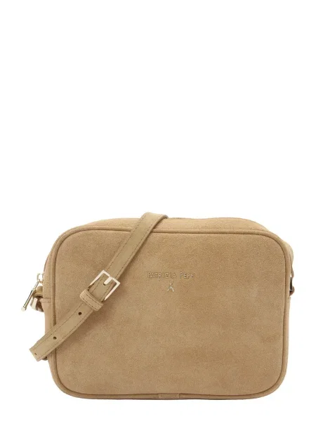 PATRIZIA PEPE Torba za čez ramo pesek bež