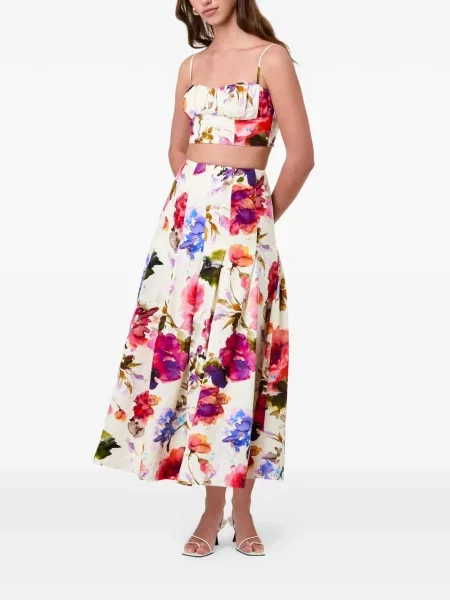 Fustă Nicholas cu model floral cu imagine