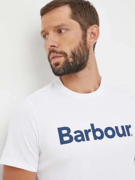 Barbour tričko bílé