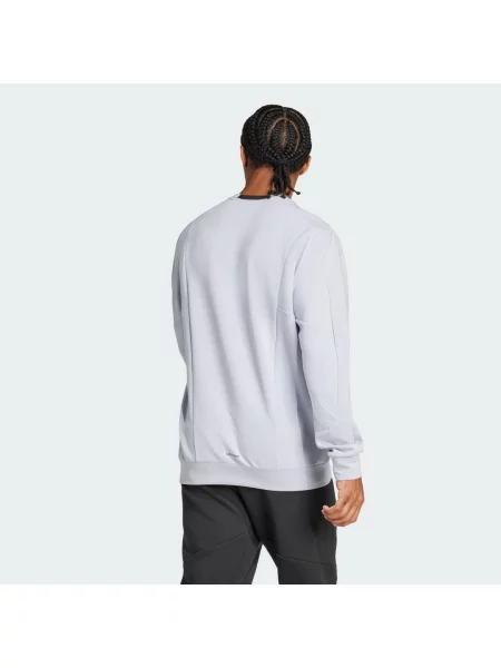 ADIDAS PERFORMANCE Sportovní mikina Designed For Training světle šedá černá