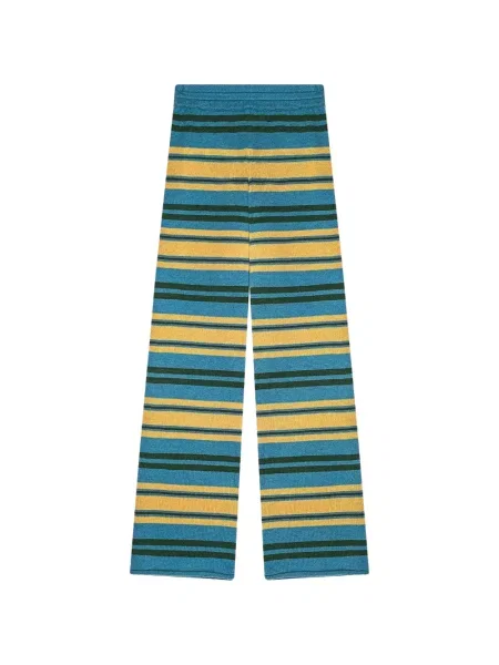 Spodnie Calle Del Mar w paski niebieskie