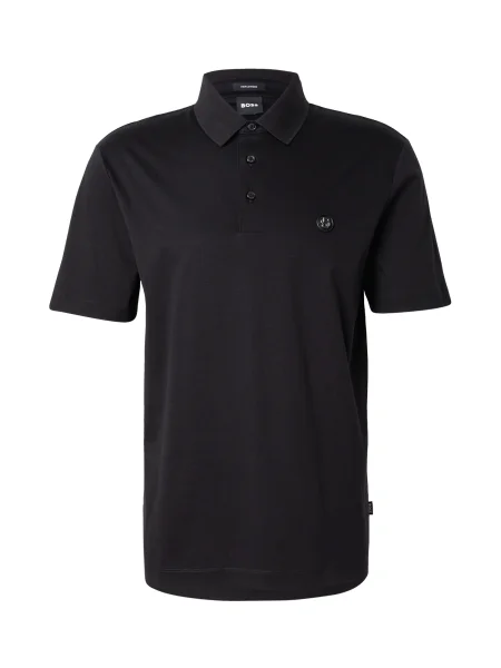Tricou polo Boss negru