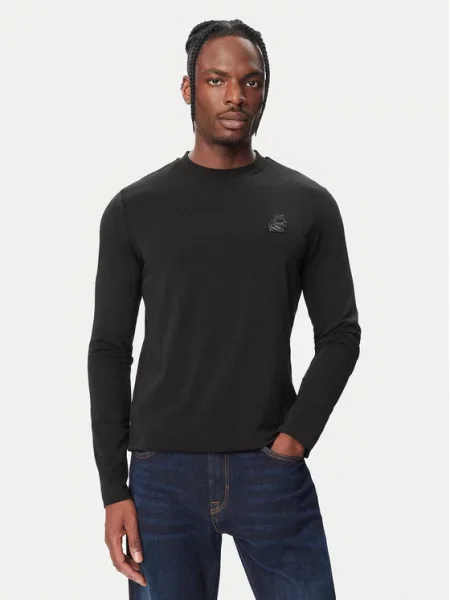 KARL LAGERFELD Longsleeve czarny