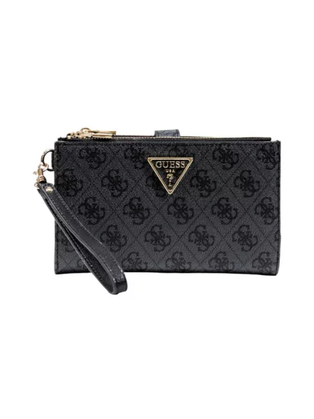 Torebka skórzana Guess skórzana szara