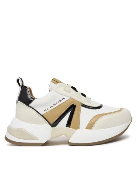 Sneakersy Alexander Smith białe