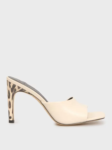 Кожаные мюли Prpy белые