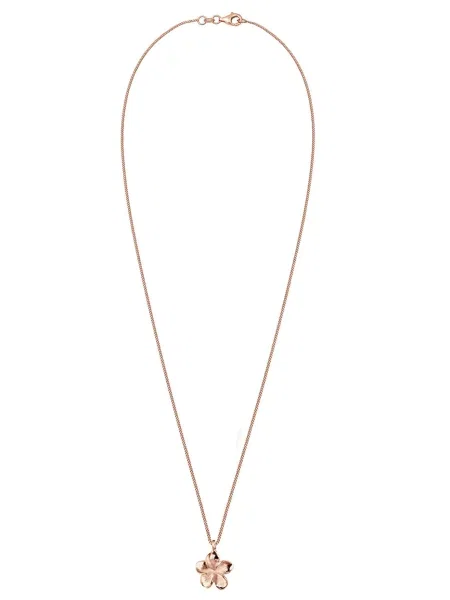 ELLI Verižica Frangipani Blüte rožnato zlata