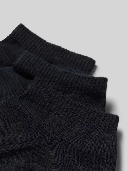 Skarpety z detalem z logo w zestawie 3 szt. model ‘LOW CUT BATWING LOGO’ Levi's czarne
