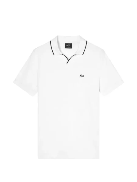 Hímzett pólóing Armani Exchange fehér