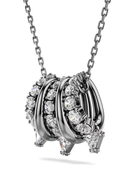 Pandantiv Swarovski de cristal argintiu