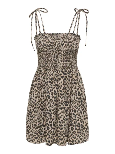 ONLY Rochie de vară ONLEmmia bej / maro deschis negru