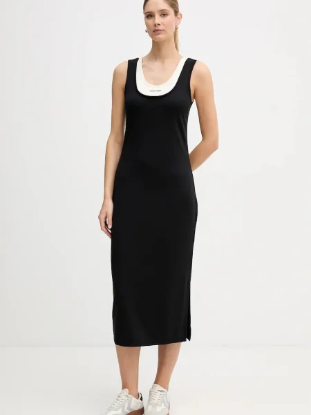 Calvin Klein Jeans rochie negru