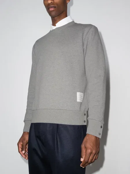 Dryžuotas džemperis Thom Browne pilka