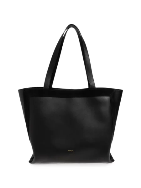 Geantă shopper Wandler din piele negru