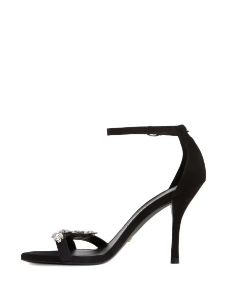 Sandale Stuart Weitzman de cristal negru