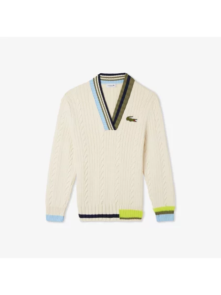Lacoste светр Colorblock