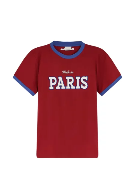 Tricou Walk In Paris cu autograf roșu