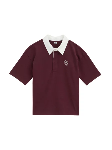 WE Fashion Tricou Jongens bordeaux / vin roșu