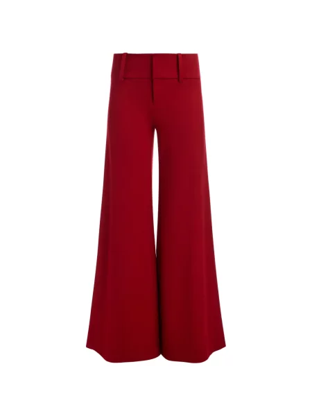 Pantaloni Alice + Olivia roșu