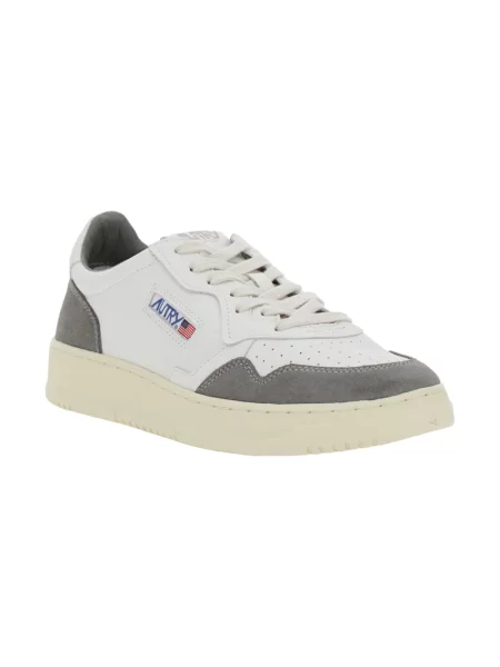 Sneakersy Autry zamszowe casual białe