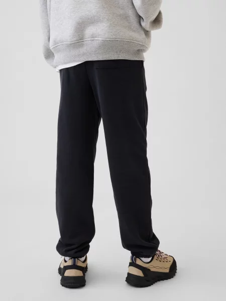 Pantaloni sport copii Gap negru