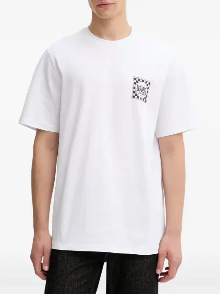 Tricou Les Deux cu imagine alb