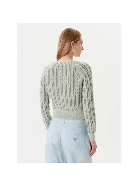 Guess Swetry Kobieta S Cardigans zielony