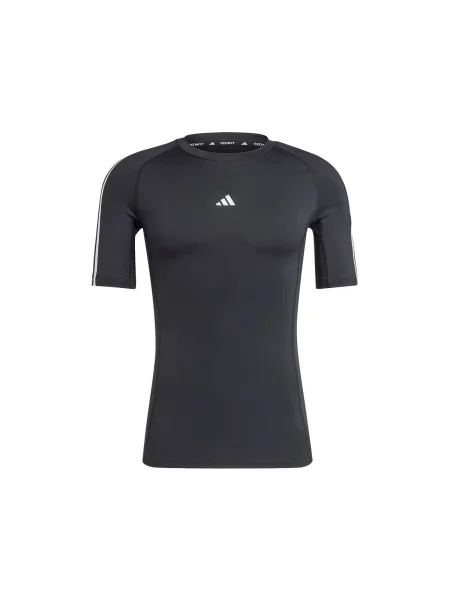 ADIDAS PERFORMANCE Tricou funcțional TECHFIT Compression Training negru