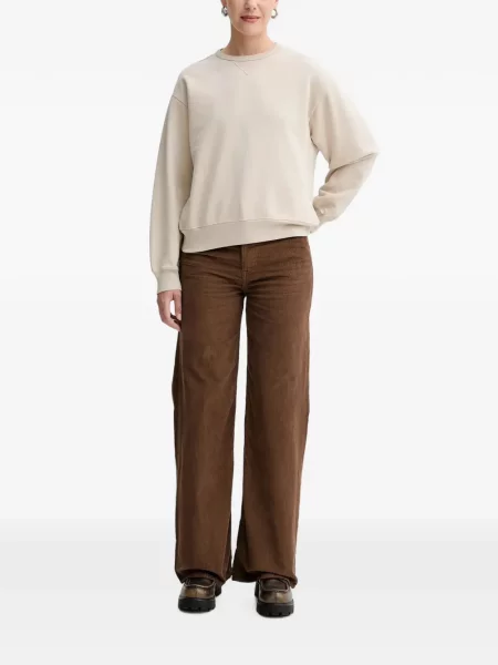 Pulover Levi's® skinny fit cu imagine cu decolteu rotund galben