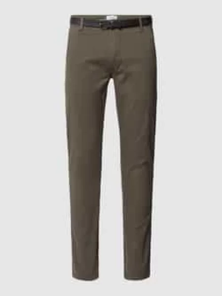Chinosy o kroju classic fit z z tyłu Lindbergh