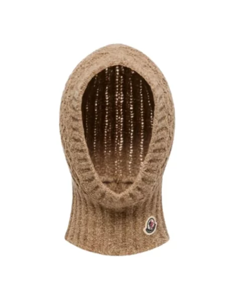 Czapka Moncler brązowa