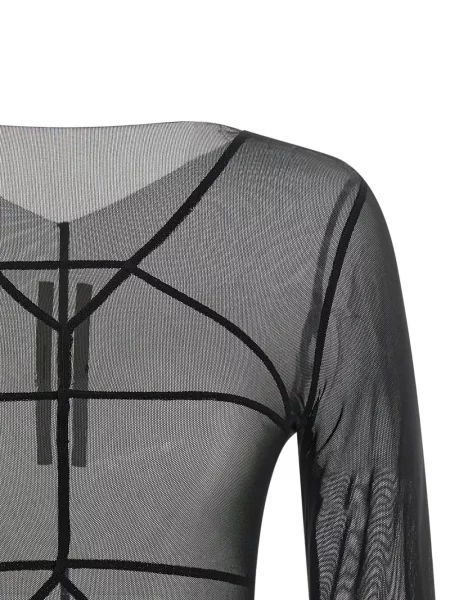 Асиметричен пуловер Rick Owens черно