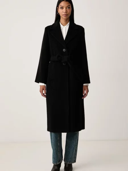 Weekend MaxMara De lână palton Wkdbronte negru