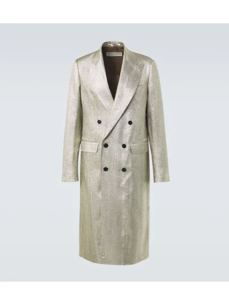 Palton Dries Van Noten argintiu