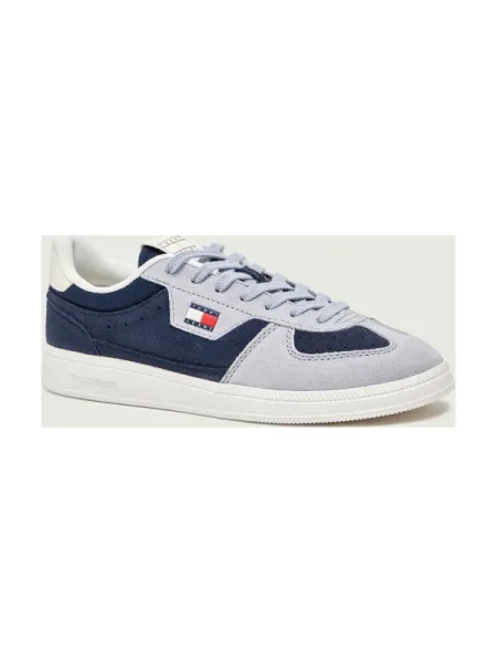 Tommy Jeans Sneakers THE GREENWICH EDGE | piele întoarsă albastru