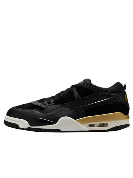 Sneakers Air Jordan 4 Rm Black/ Metallic Gold-Sail-Team Gold EUR czarne